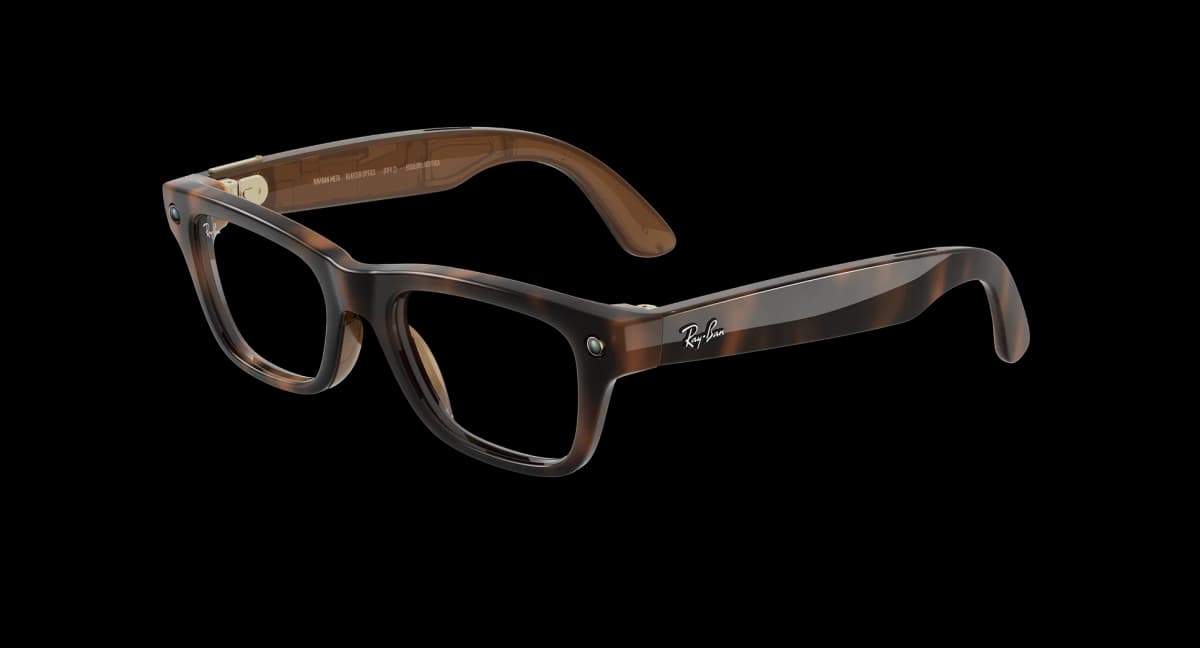 Ray-Ban Meta smart glasses with custom lenses